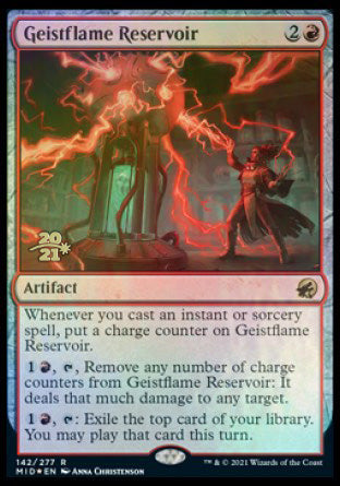 Geistflame Reservoir [Innistrad: Midnight Hunt Prerelease Promos] | Boutique FDB TCG