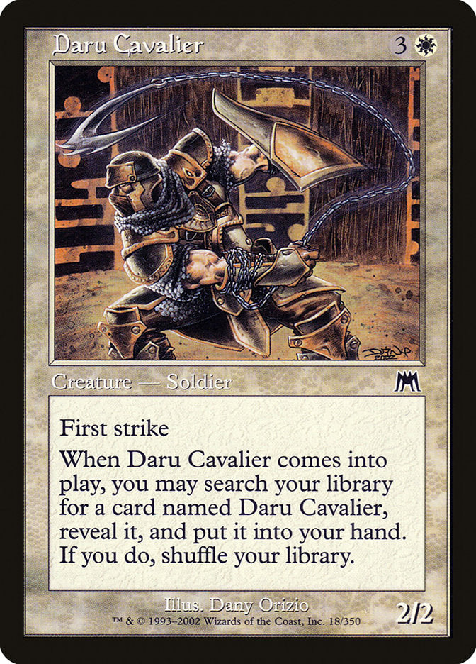 Daru Cavalier [Onslaught] | Boutique FDB TCG