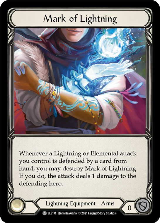 Mark of Lightning [ELE174] (Tales of Aria)  1st Edition Normal | Boutique FDB TCG