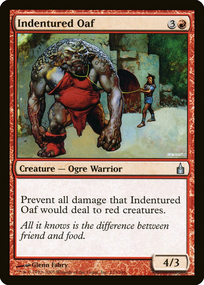 Indentured Oaf [Ravnica: City of Guilds] | Boutique FDB TCG