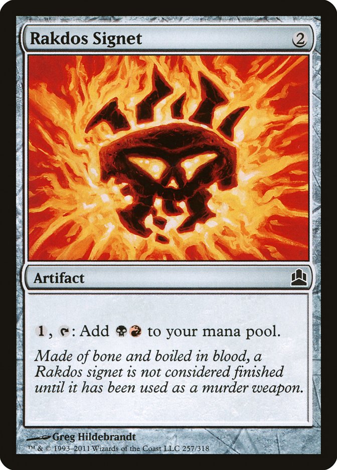 Rakdos Signet [Commander 2011] | Boutique FDB TCG