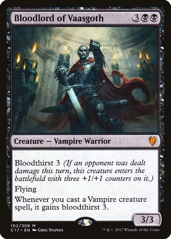 Bloodlord of Vaasgoth [Commander 2017] | Boutique FDB TCG