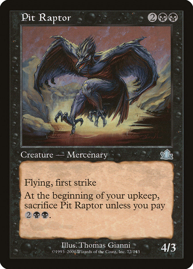 Pit Raptor [Prophecy] | Boutique FDB TCG