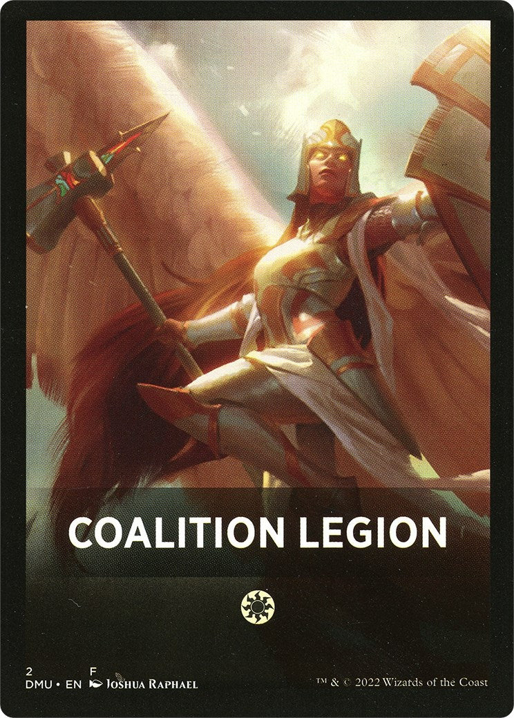 Coalition Legion Theme Card [Dominaria United Tokens] | Boutique FDB TCG