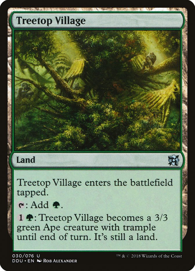 Treetop Village [Duel Decks: Elves vs. Inventors] | Boutique FDB TCG