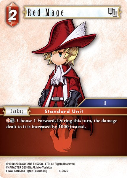 Red Mage [Opus IV] | Boutique FDB TCG