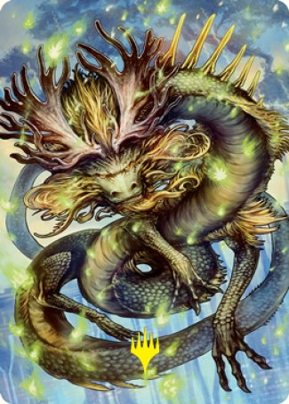 Kura, the Boundless Sky Art Card (Gold-Stamped Signature) [Kamigawa: Neon Dynasty Art Series] | Boutique FDB TCG