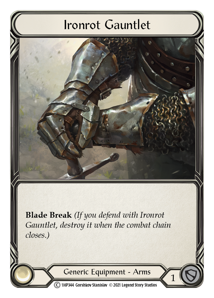 Ironrot Gauntlet [1HP344] (History Pack 1) | Boutique FDB TCG