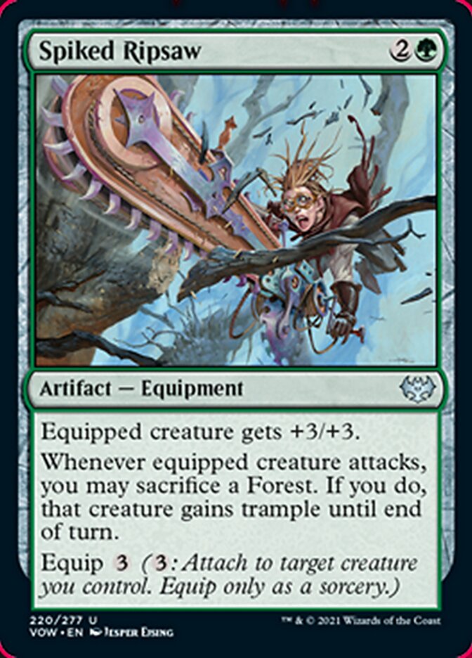 Spiked Ripsaw [Innistrad: Crimson Vow] | Boutique FDB TCG