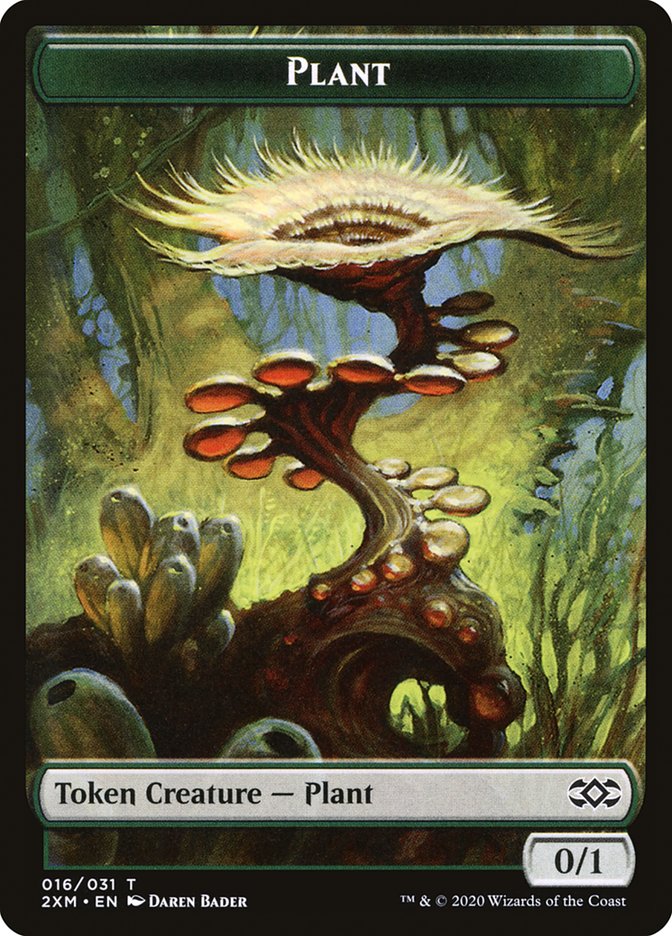 Plant Token [Double Masters Tokens] | Boutique FDB TCG