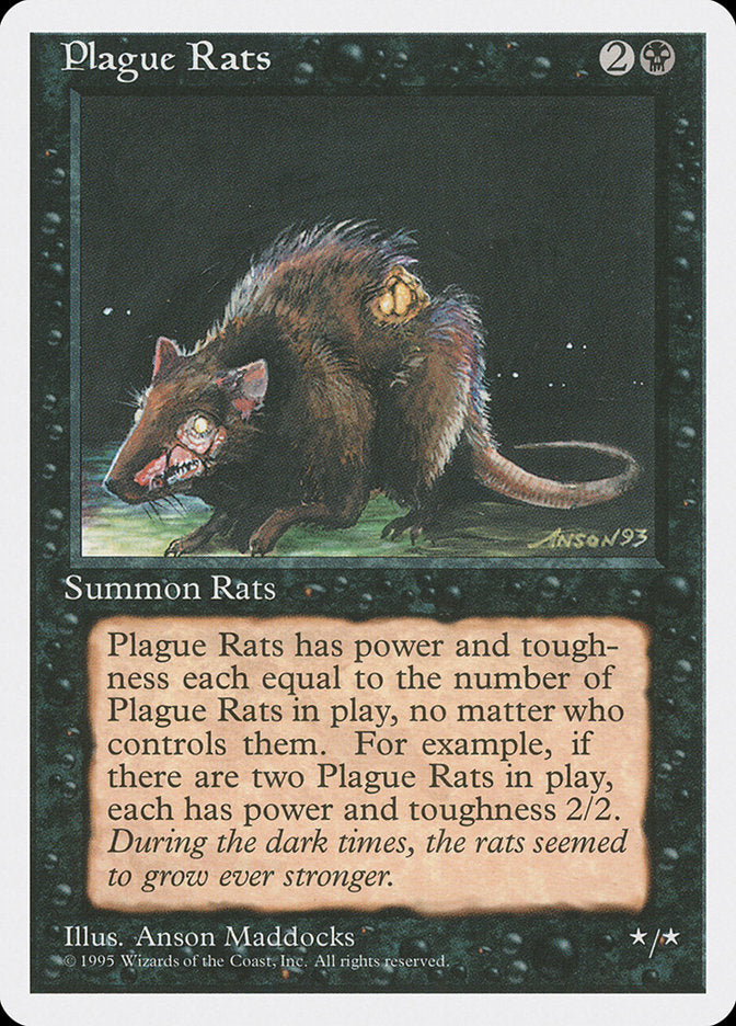 Plague Rats [Fourth Edition] | Boutique FDB TCG