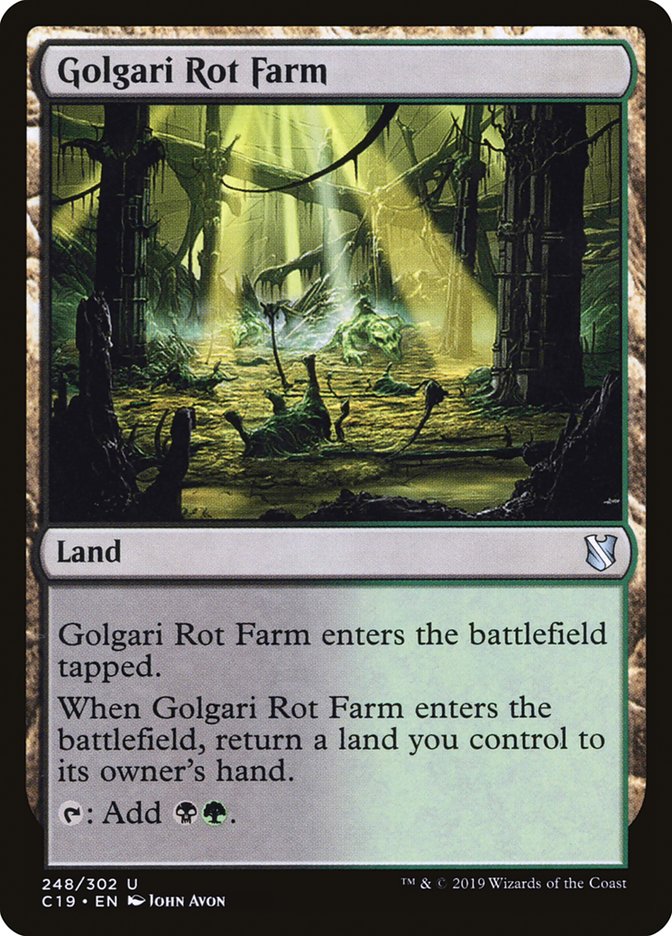 Golgari Rot Farm [Commander 2019] | Boutique FDB TCG