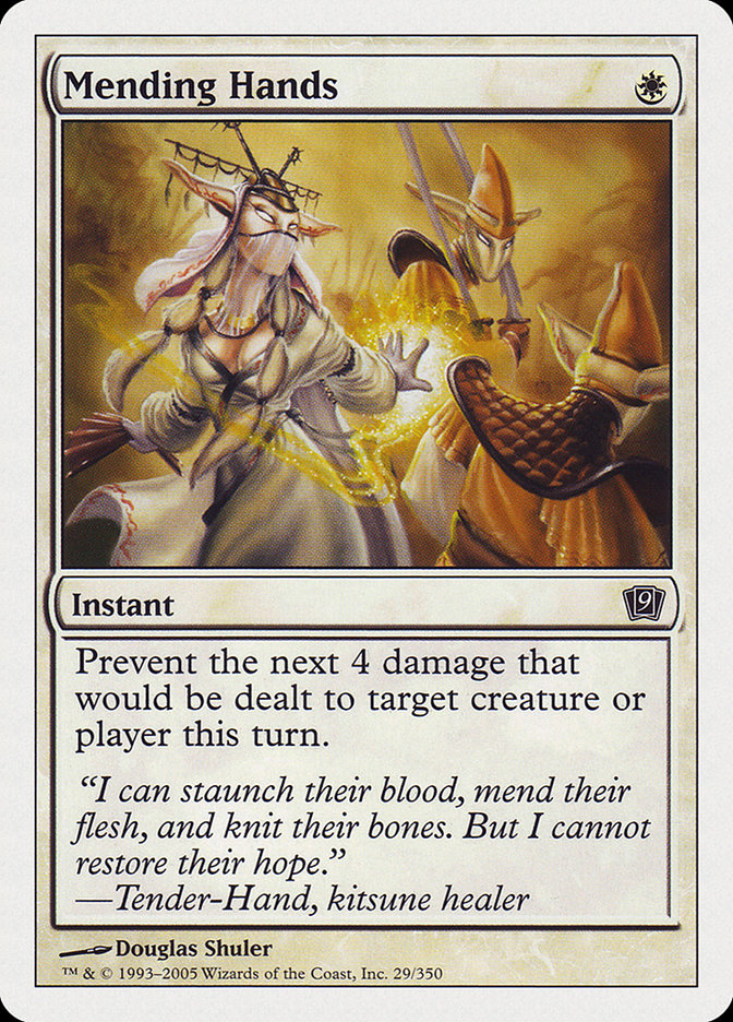 Mending Hands [Ninth Edition] | Boutique FDB TCG