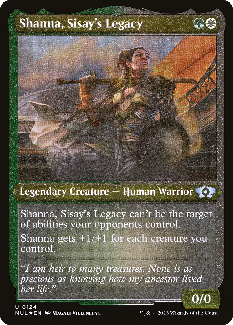 Shanna, Sisay's Legacy (Foil Etched) [Multiverse Legends] | Boutique FDB TCG