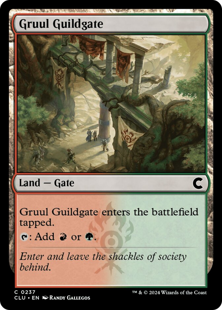 Gruul Guildgate [Ravnica: Clue Edition] | Boutique FDB TCG