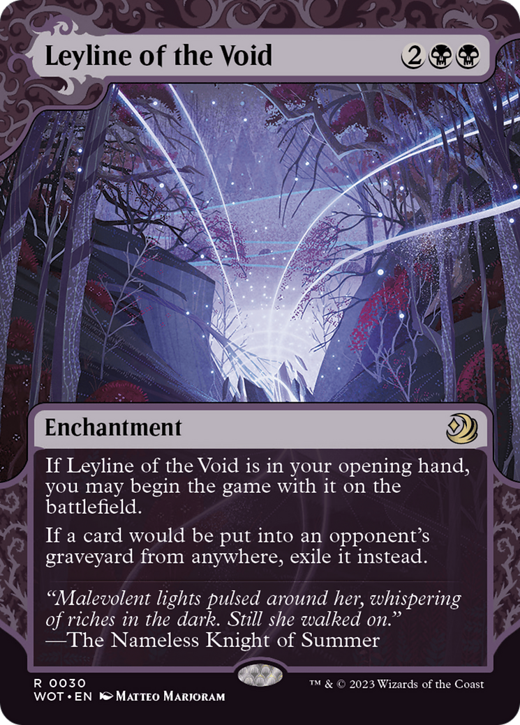 Leyline of the Void [Wilds of Eldraine: Enchanting Tales] | Boutique FDB TCG