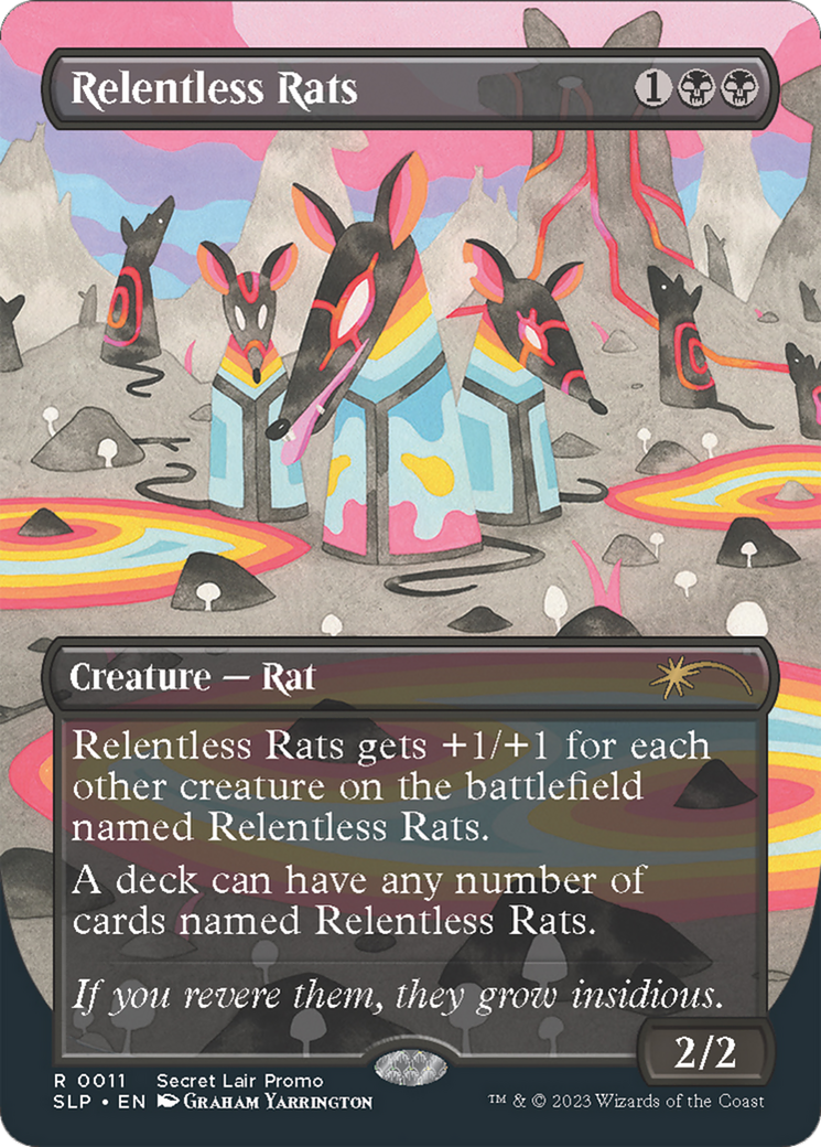 Relentless Rats (0011) [Secret Lair Showdown] | Boutique FDB TCG