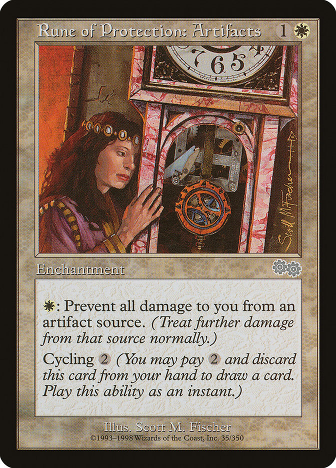 Rune of Protection: Artifacts [Urza's Saga] | Boutique FDB TCG