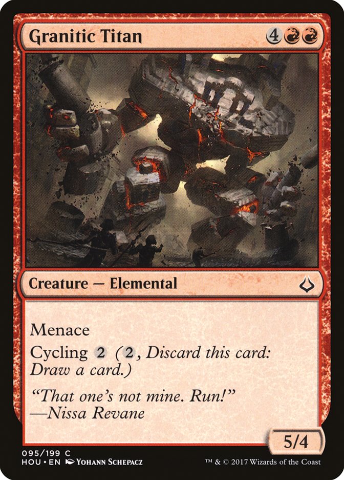 Granitic Titan [Hour of Devastation] | Boutique FDB TCG