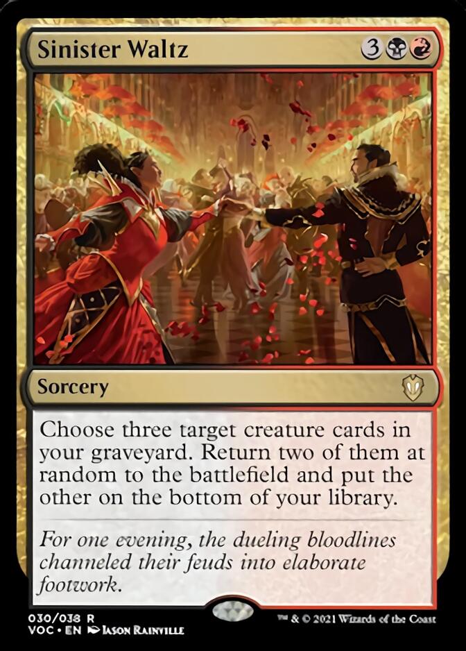 Sinister Waltz [Innistrad: Crimson Vow Commander] | Boutique FDB TCG