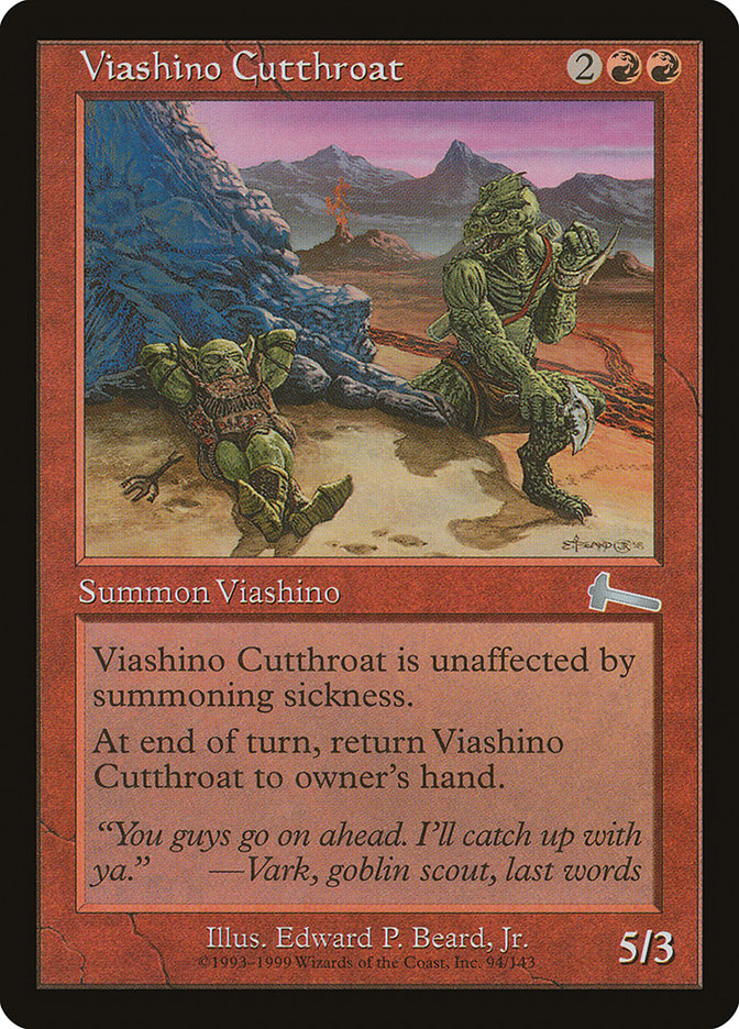 Viashino Cutthroat [Urza's Legacy] | Boutique FDB TCG