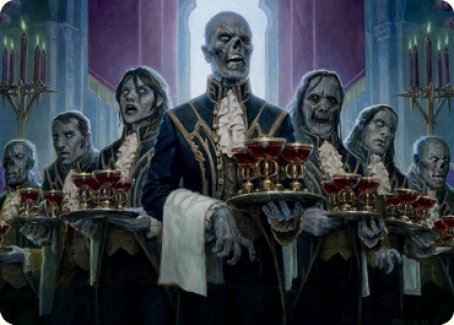 Dying to Serve Art Card [Innistrad: Crimson Vow Art Series] | Boutique FDB TCG