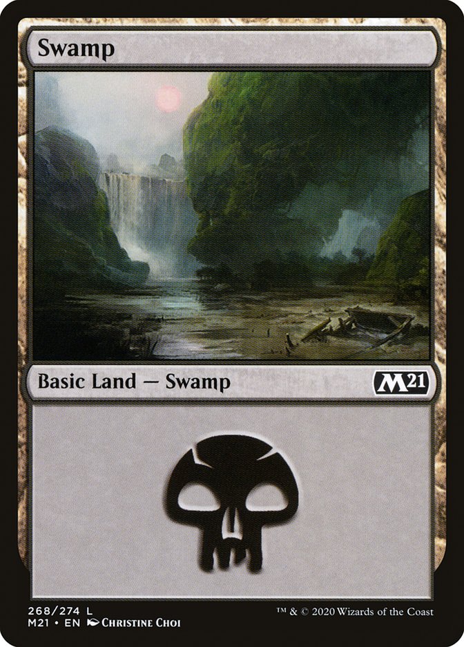 Swamp (268) [Core Set 2021] | Boutique FDB TCG