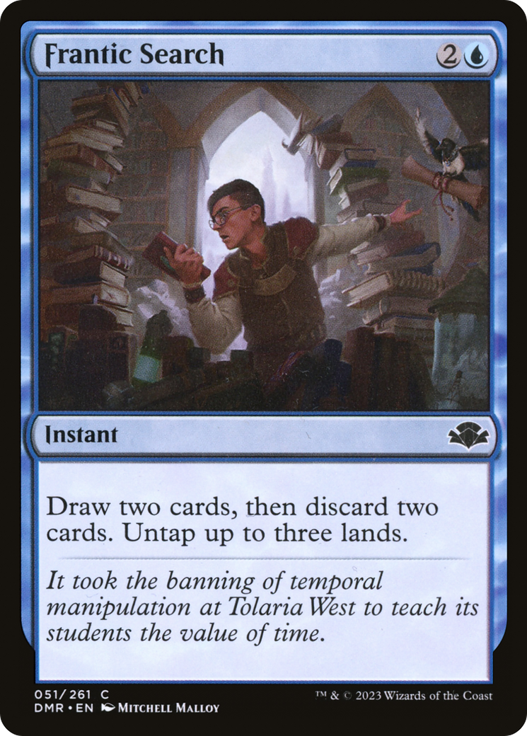 Frantic Search [Dominaria Remastered] | Boutique FDB TCG