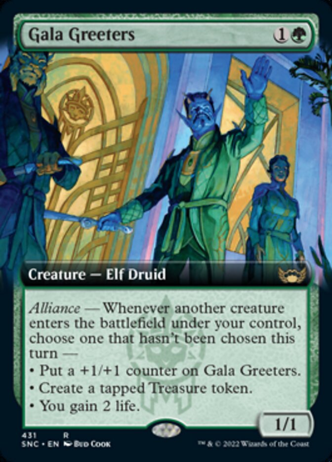 Gala Greeters (Extended Art) [Streets of New Capenna] | Boutique FDB TCG