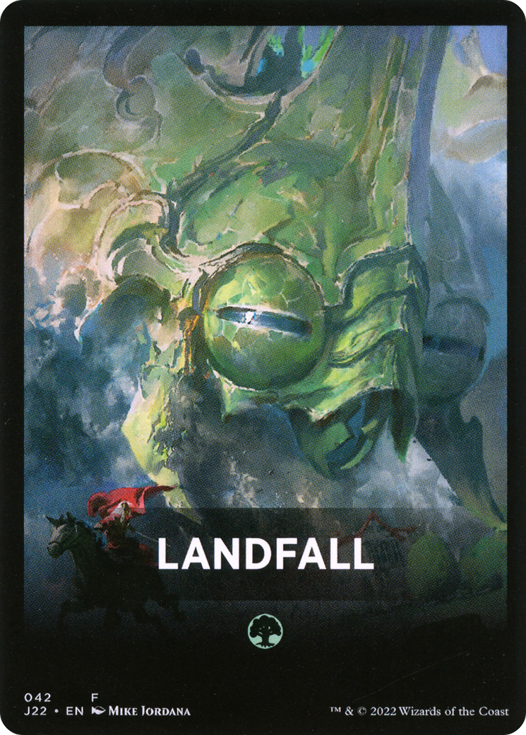 Landfall Theme Card [Jumpstart 2022 Front Cards] | Boutique FDB TCG