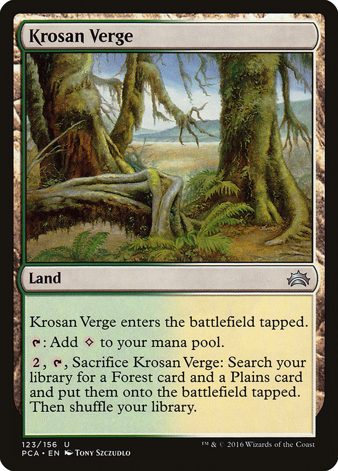 Krosan Verge [Planechase Anthology] | Boutique FDB TCG