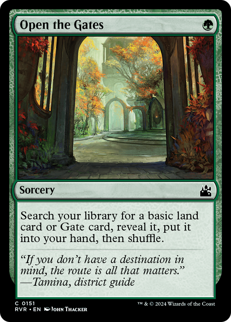 Open the Gates [Ravnica Remastered] | Boutique FDB TCG