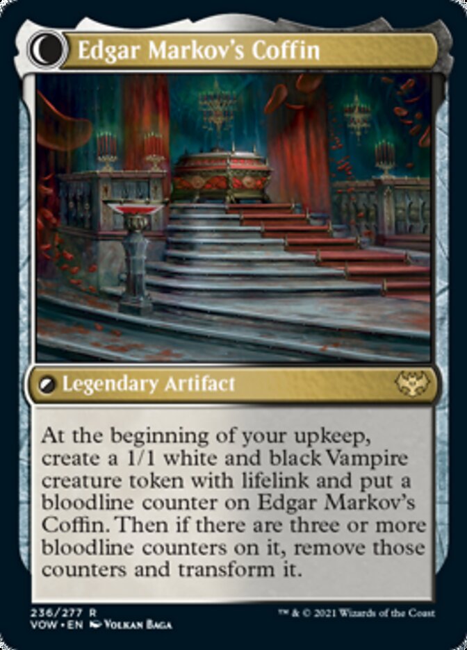 Edgar, Charmed Groom // Edgar Markov's Coffin [Innistrad: Crimson Vow] | Boutique FDB TCG