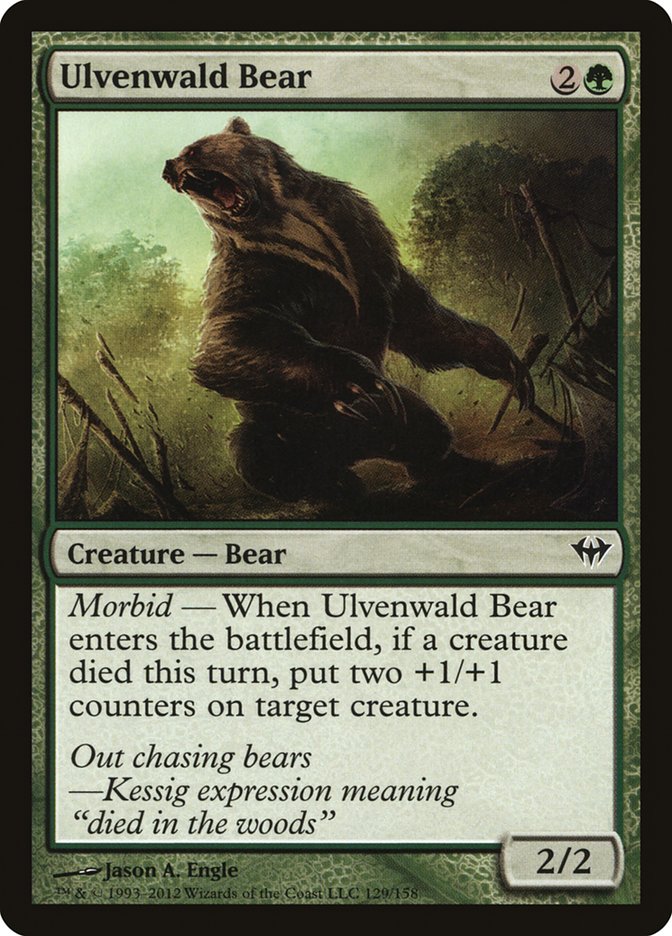 Ulvenwald Bear [Dark Ascension] | Boutique FDB TCG