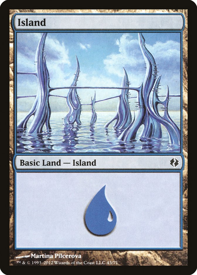 Island (43) [Duel Decks: Venser vs. Koth] | Boutique FDB TCG