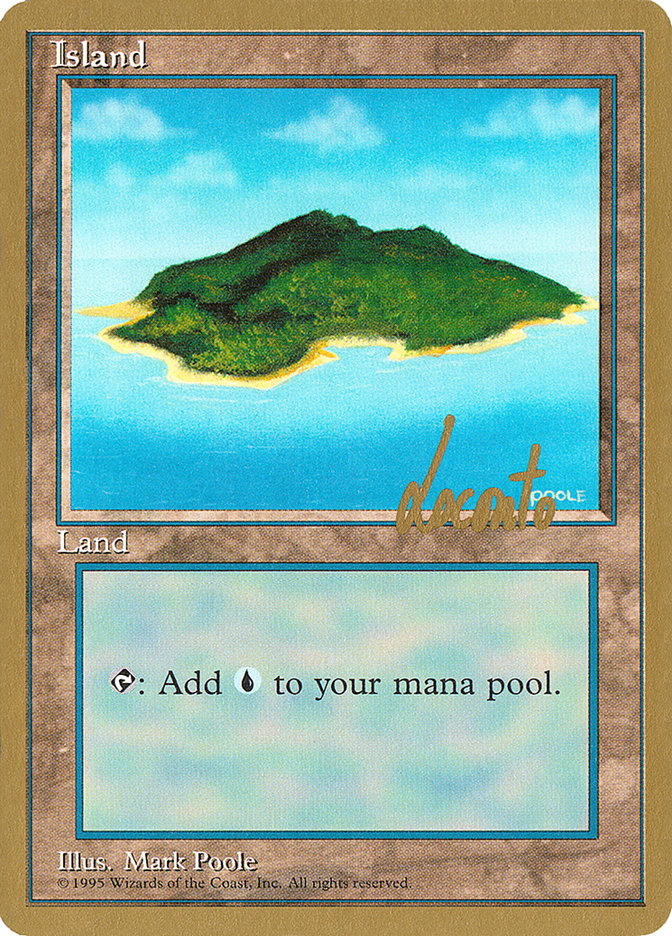 Island (ml367) (Michael Loconto) [Pro Tour Collector Set] | Boutique FDB TCG