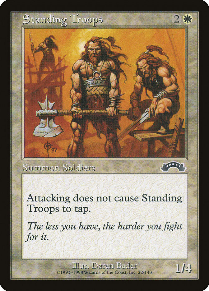 Standing Troops [Exodus] | Boutique FDB TCG