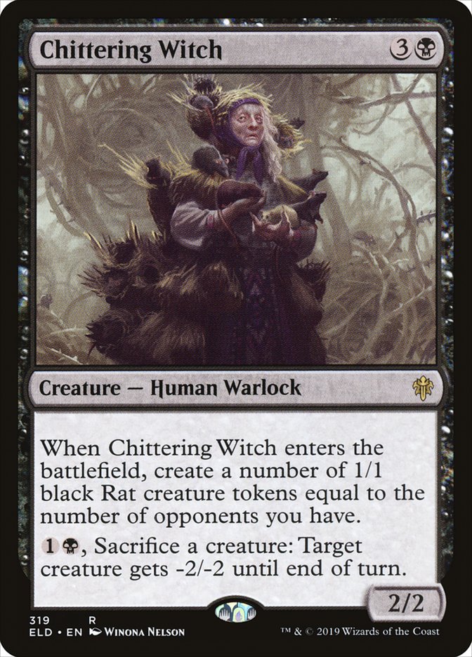 Chittering Witch [Throne of Eldraine] | Boutique FDB TCG