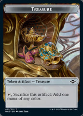 Thopter // Treasure (21) Double-Sided Token [Modern Horizons 2 Tokens] | Boutique FDB TCG