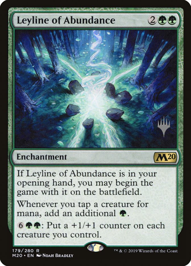 Leyline of Abundance (Promo Pack) [Core Set 2020 Promos] | Boutique FDB TCG