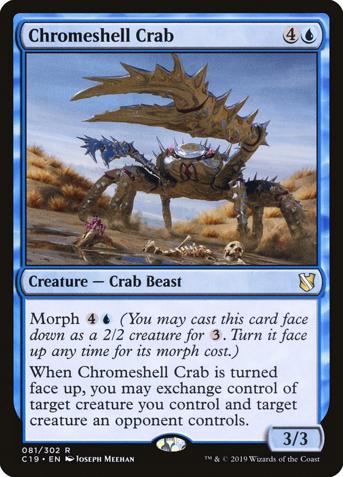 Chromeshell Crab [Commander 2019] | Boutique FDB TCG