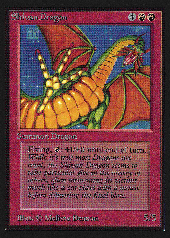 Shivan Dragon [International Collectors' Edition] | Boutique FDB TCG