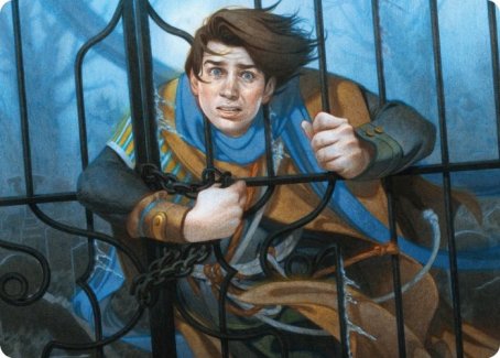 Locked in the Cemetery Art Card [Innistrad: Midnight Hunt Art Series] | Boutique FDB TCG