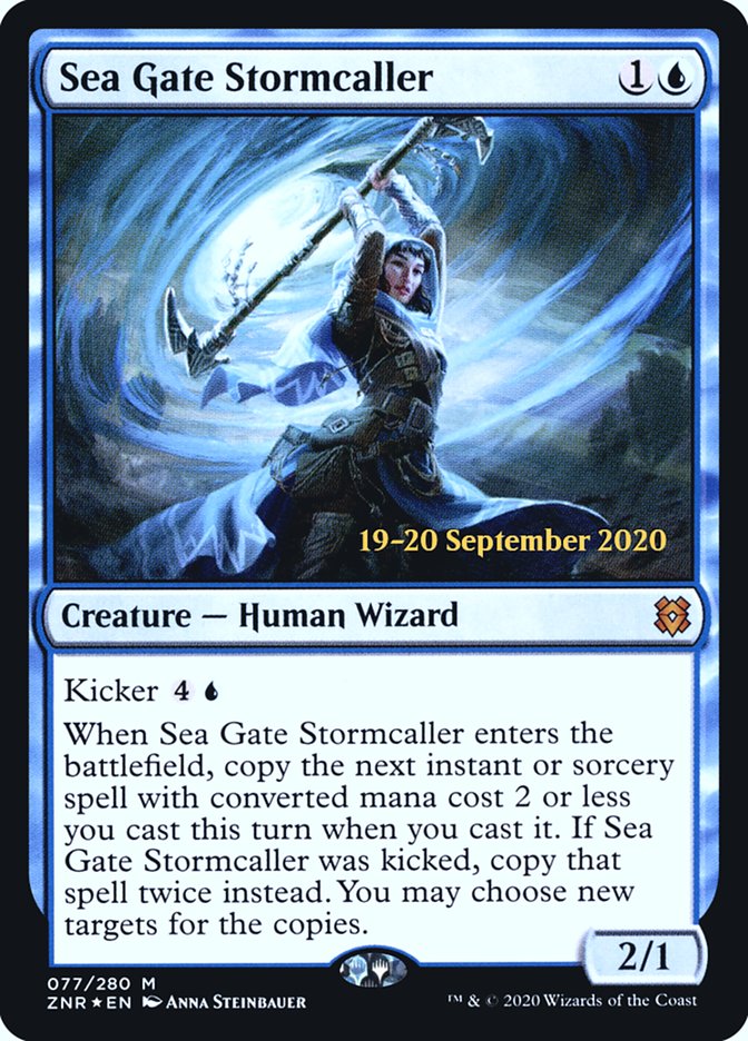 Sea Gate Stormcaller [Zendikar Rising Prerelease Promos] | Boutique FDB TCG