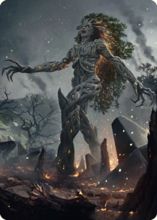 Titania, Gaea Incarnate Art Card [The Brothers' War Art Series] | Boutique FDB TCG