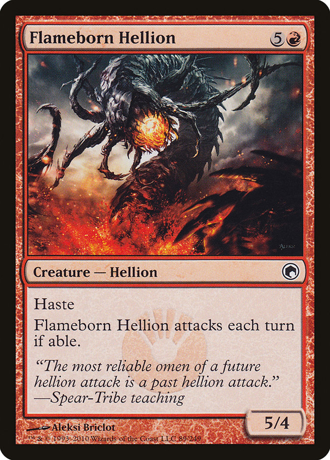 Flameborn Hellion [Scars of Mirrodin] | Boutique FDB TCG