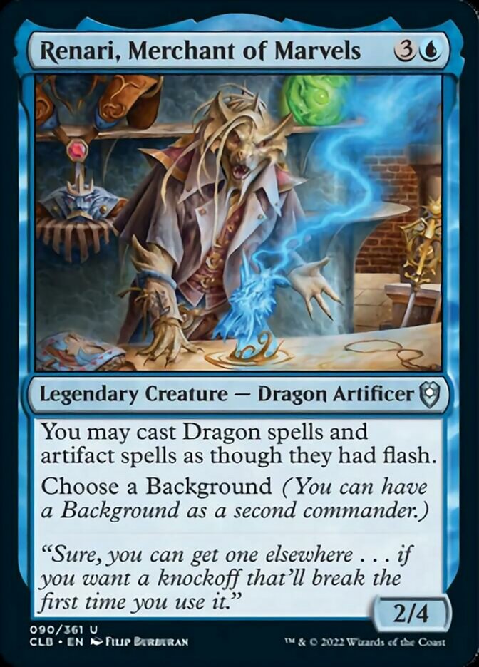 Renari, Merchant of Marvels [Commander Legends: Battle for Baldur's Gate] | Boutique FDB TCG