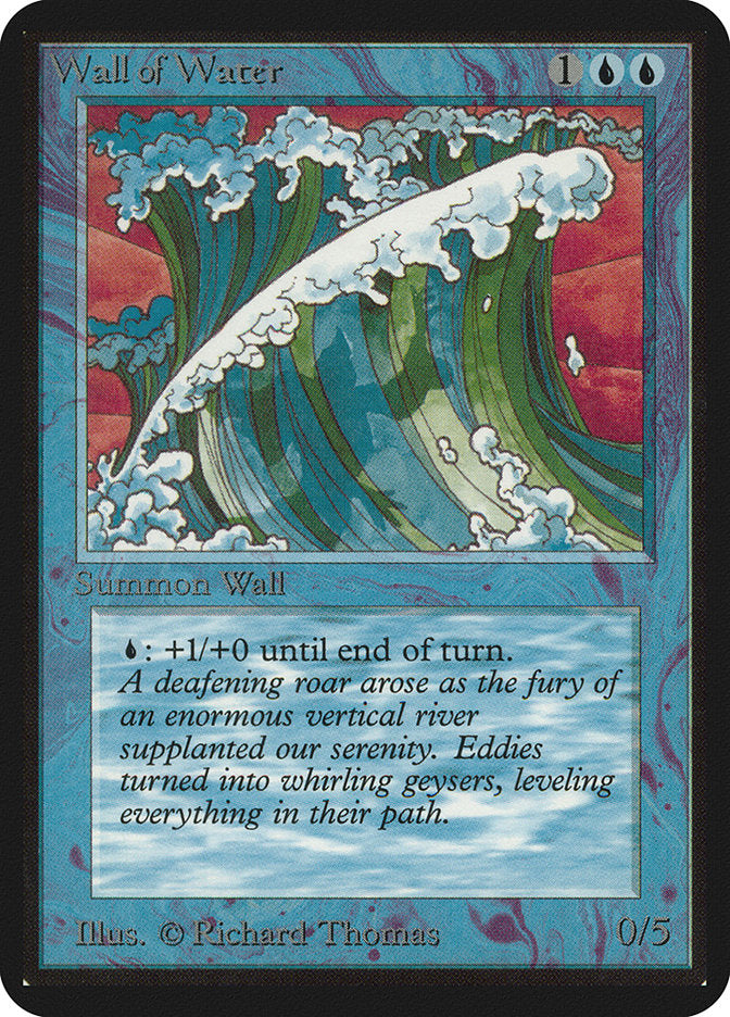 Wall of Water [Alpha Edition] | Boutique FDB TCG