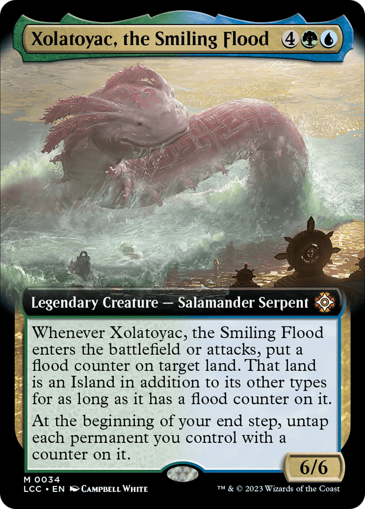 Xolatoyac, the Smiling Flood (Extended Art) [The Lost Caverns of Ixalan Commander] | Boutique FDB TCG