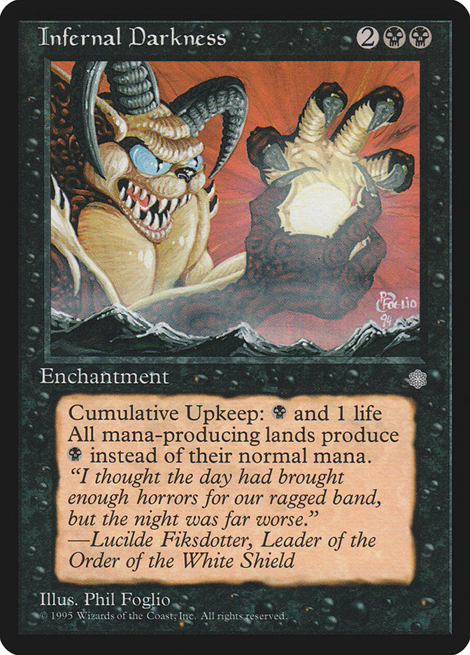 Infernal Darkness [Ice Age] | Boutique FDB TCG
